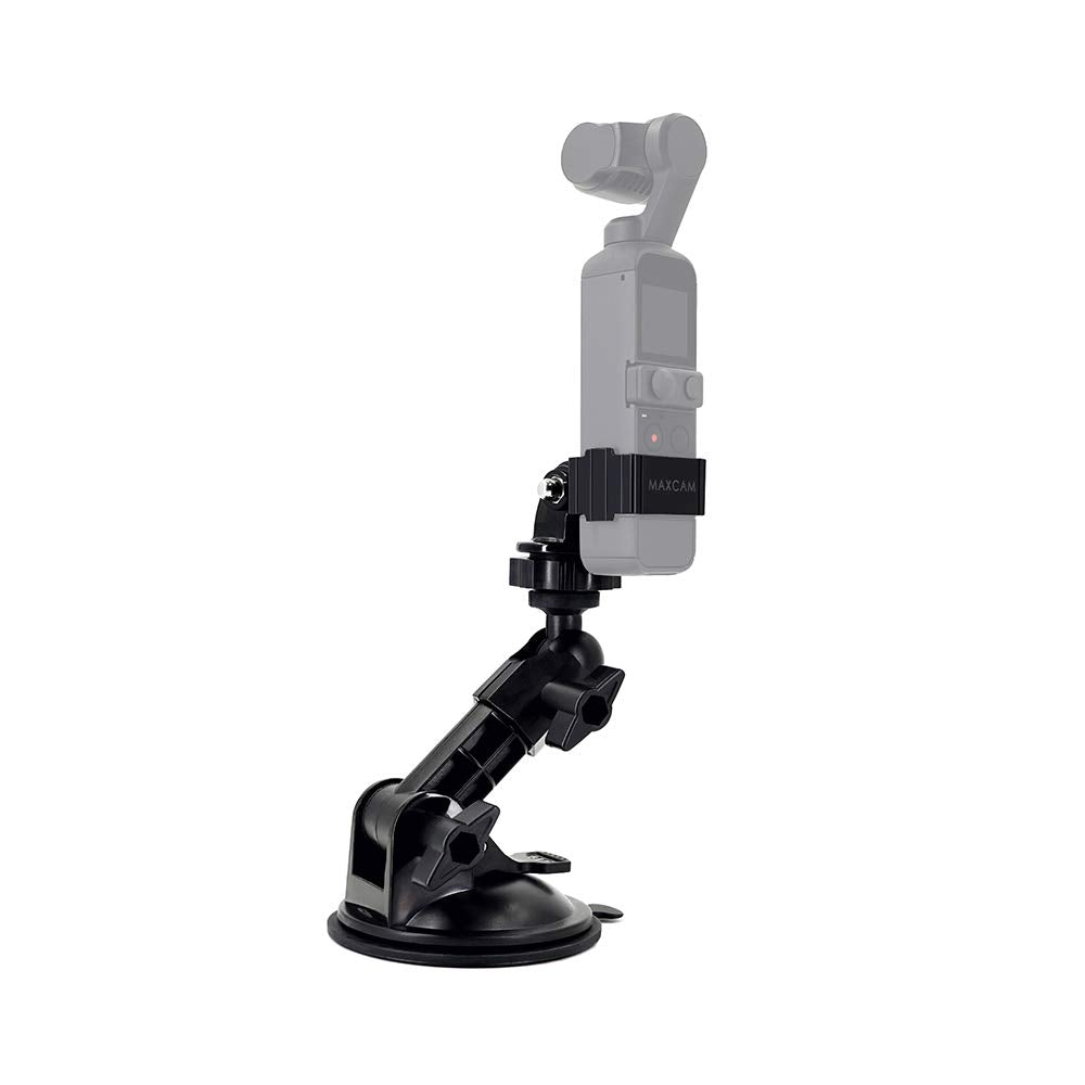 Maxcam Suction Cup Compatible For Dji Pocket 2, Car Windshield Window Vehicle Boat Camera Holder For Dji Pocket 2 Suction Cup Mount Windshield Mount