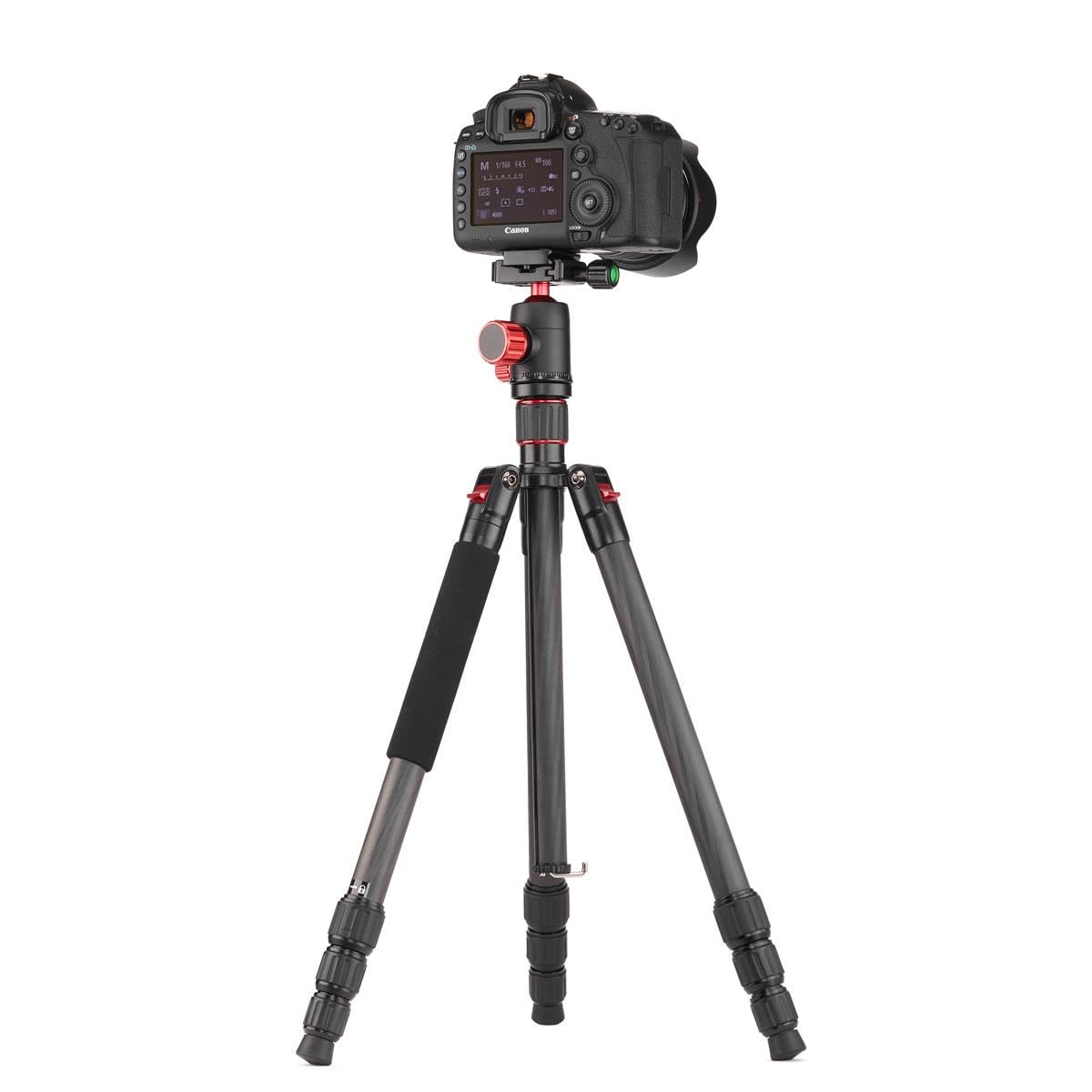 3Pod Trek Series 4-Section Carbon Fiber Travel Tripod/Monopod With Arca-Type Ball Head – Lightweight, Compact, High Load Capacity, Adjustable Height, Twist Lock Legs For Dslr & Mirrorless Cameras