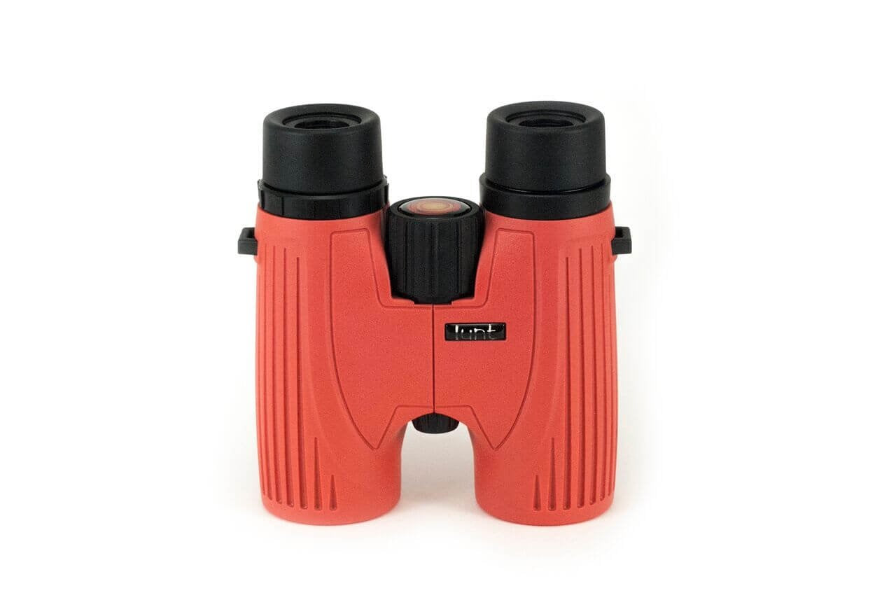 Lunt Solar Systems Red 8X32 Magnification Sunoculars, Compact & Portable White Light Solar Binoculars For Teens & Adults, Safe Solar Viewing, Observing Sunspots, Eclipses, And Planetary Transits