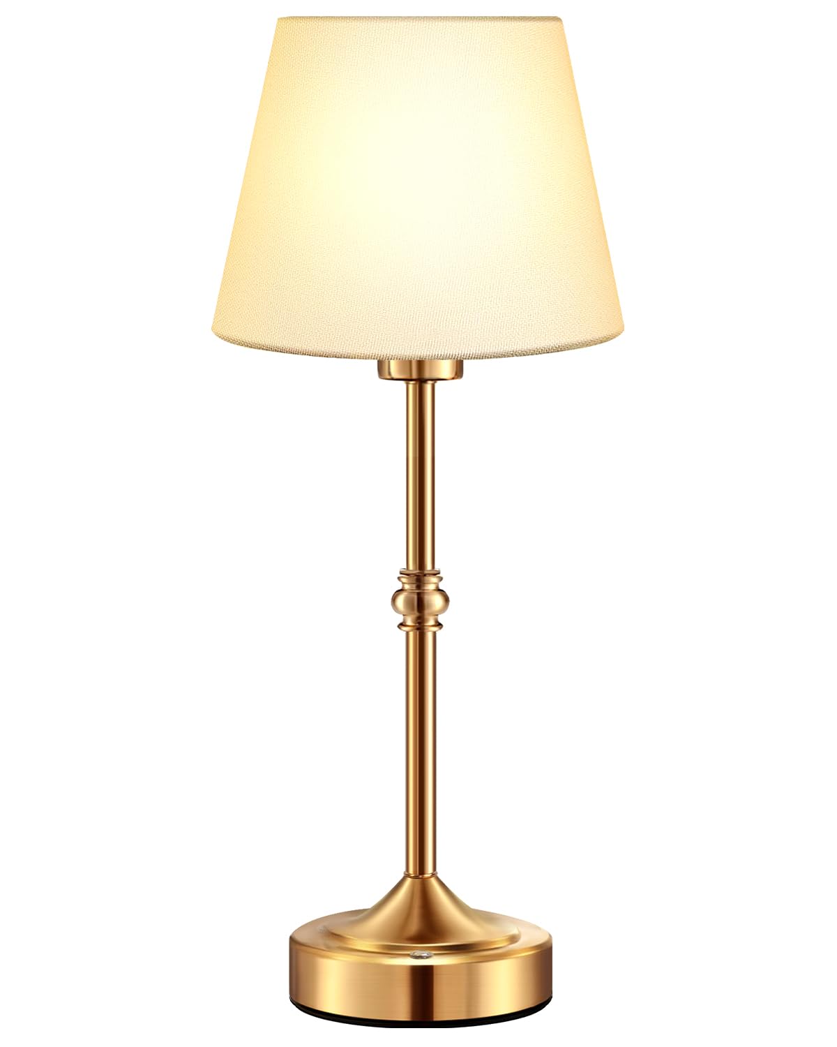 Liaycco Cordless Table Lamp With 5000Mah Battery - 3-Level Dimmable Touch Lamp, Usb Rechargeable Portable Bedside Light For Bedroom, Kitchen, Office, Restaurant, Patio & Camping (Vintage)