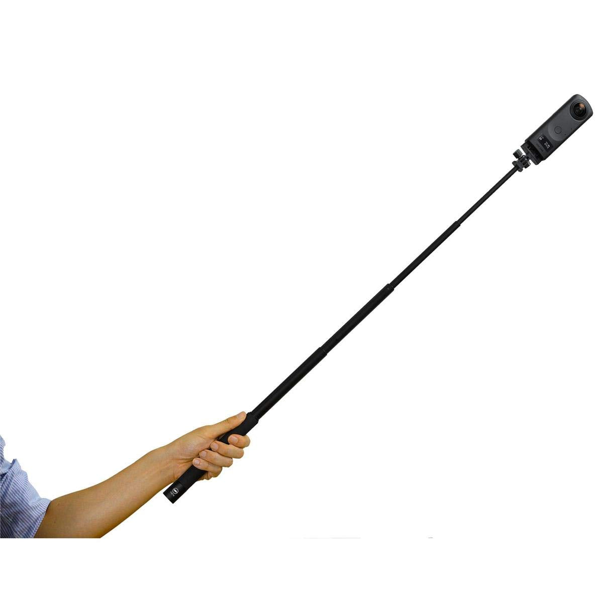Ricoh Theta Stick Tm-2 Selfie Stick For All Theta Series Tilt-Type Camera Platform Maximum Extension 32.9 Inches Minimum Height 9 Inches Aluminium Pipe Comfortable Rubber Matte Grip 1/4 Screw Thread