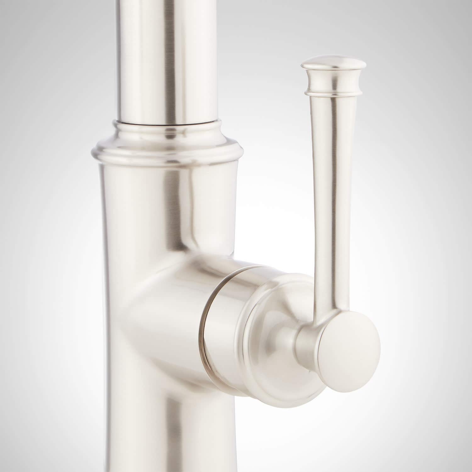 Signature Hardware 948322 Beasley 1.8 Gpm Single Hole Pre Rinse Pull Down Kitchen Faucet - Stainless Steel