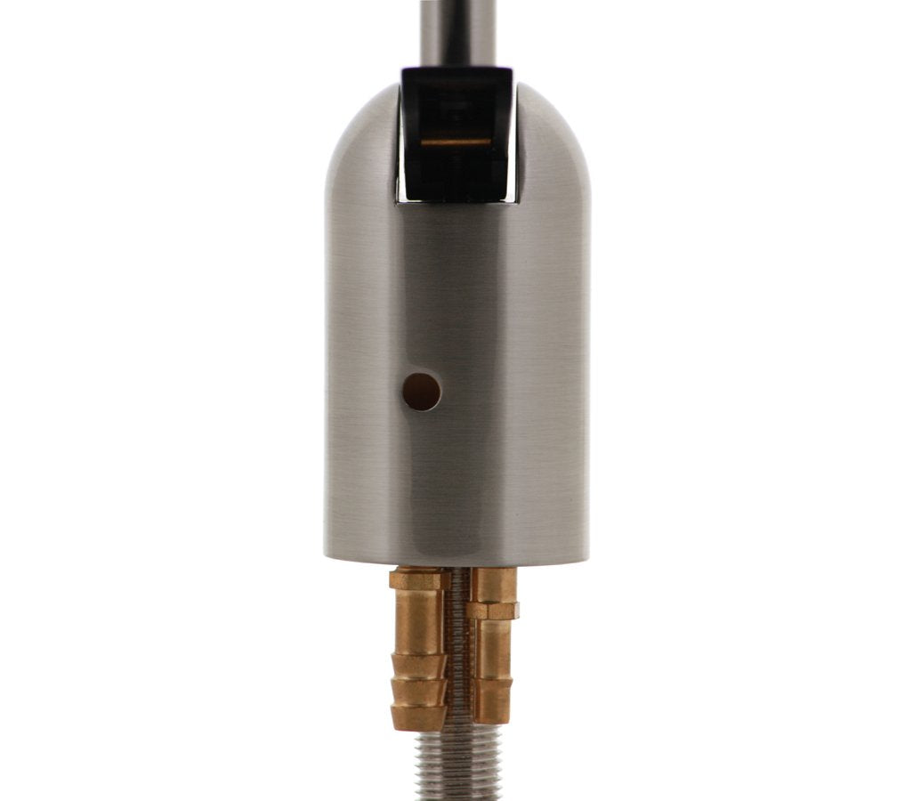Hydronix Lf-Blrag-Bn Long Reach Ro Reverse Osmosis Or Filtered Water Faucet, Brushed Nickel W/ Air Gap