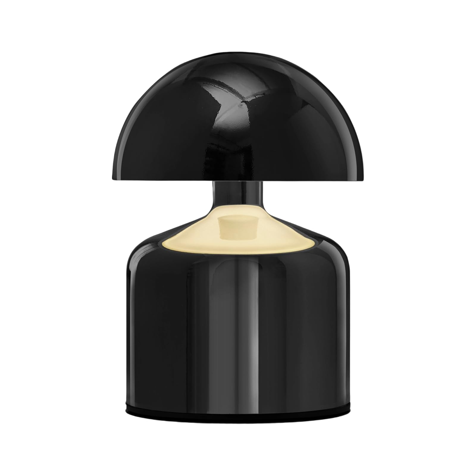 Saiweya Modern Cordless Mushroom Small Table Lamp Touch Led Lamps, 3-Way Dimmable Bedside Nightstand Lamp Mini Rechargeable Night Light For Bedroom, Living Room