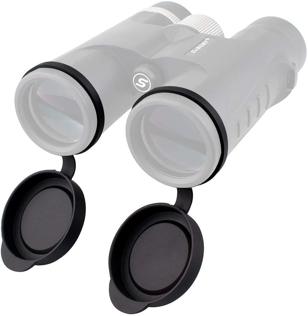 Svbony Protective Rubber Objective Lens Caps For Fits Binoculars With Outer Diameter 52-53Mm