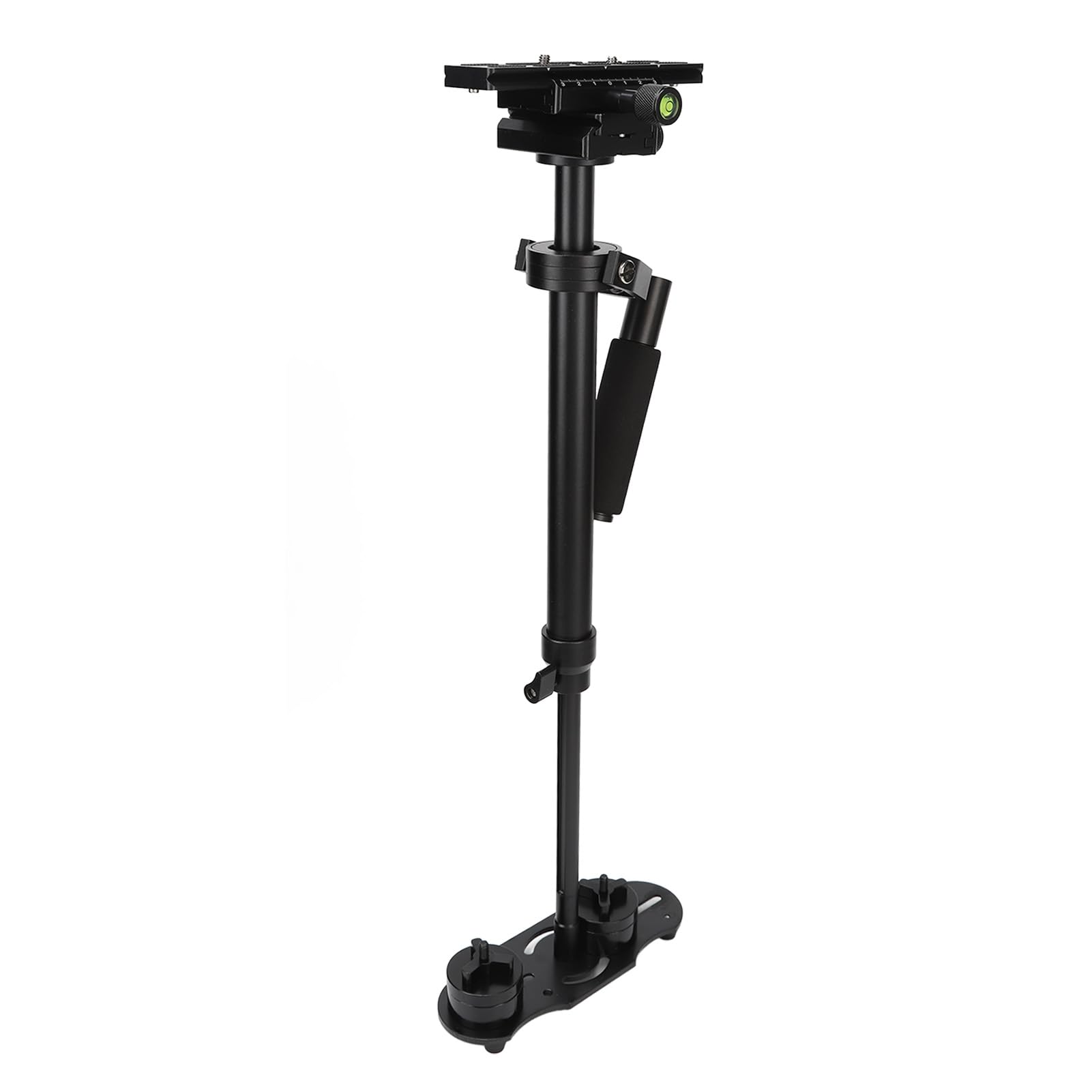 Mbeysaq Professional 3-Axis Handheld Camera Stabilizer For Dslr, Compact Aluminum, 360° Rotation, Universal Mount, Extendable, With Level Calibrator