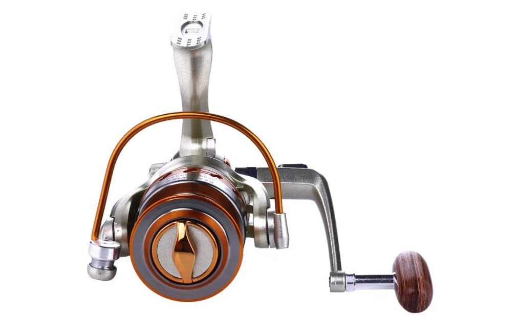 Yomores Yumoshi Ef Series Fishing Spinning Reel 12 Bb Whole Metal Line Cup, Smooth Reel With Graphite Body (Ef6000)