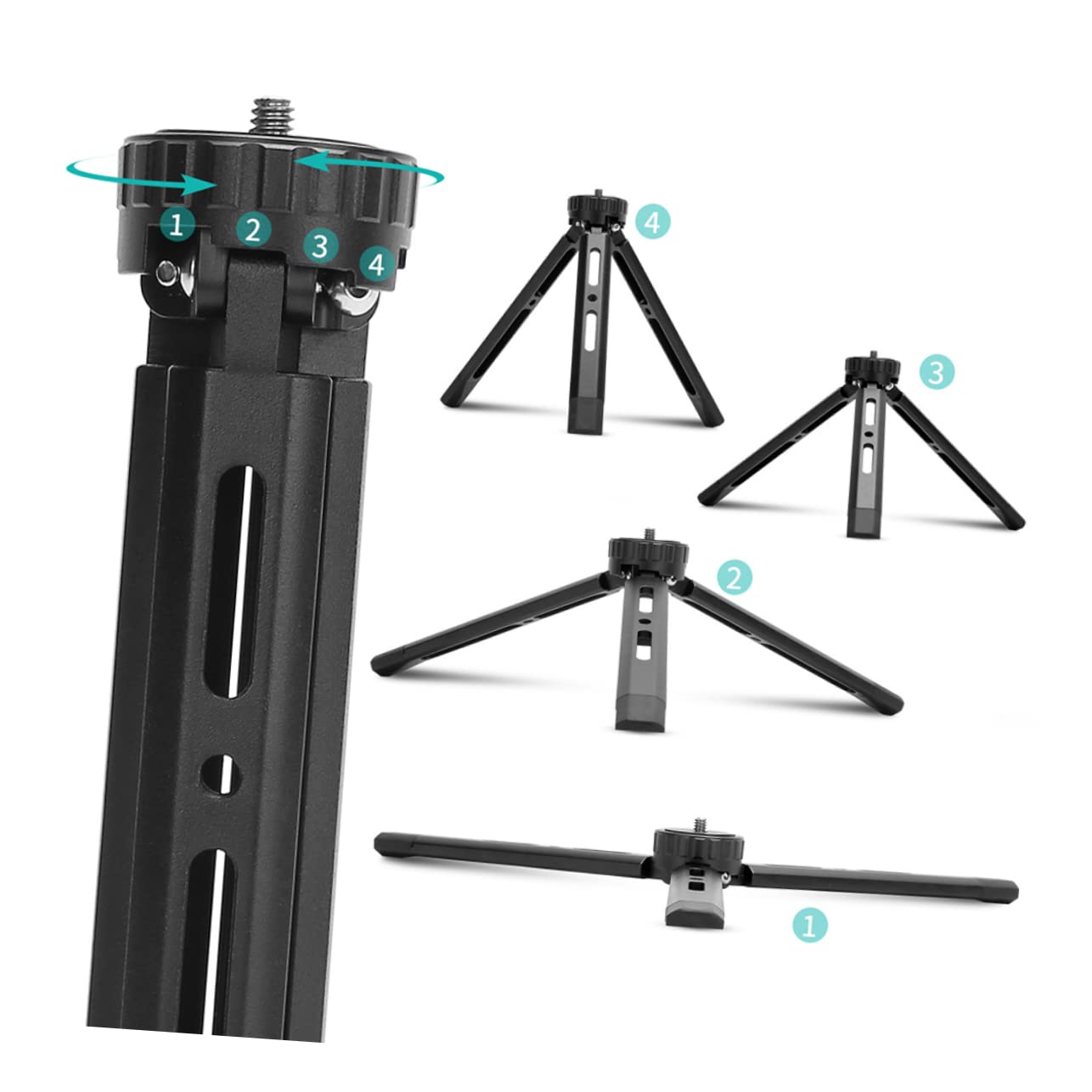 Artibetter Camera Tripod Mobile Phone Live Photography Rack Mini Camera Mini Tripod Tabletop Stand Mini Tripod For Phone Video Tripod Dogital Camera Lightweight Tripod Cell Phone Telephone