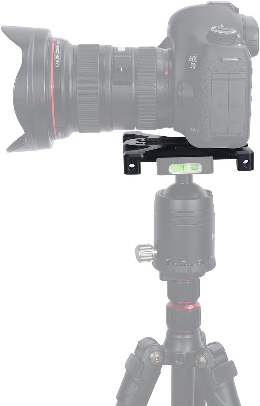 Niceyrig Quick Release Plate For Arca-Swiss Standard, Tripod/Ground Shooting Switch Plate With Four-Feet Stand Support For Heavy Camera, Camcorder - 520