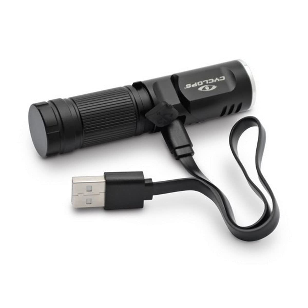 Cyclops 400 Lumens Pocket Rechargeable Flex Flashlight With Swivel Head For Camping, Hiking, Emergency