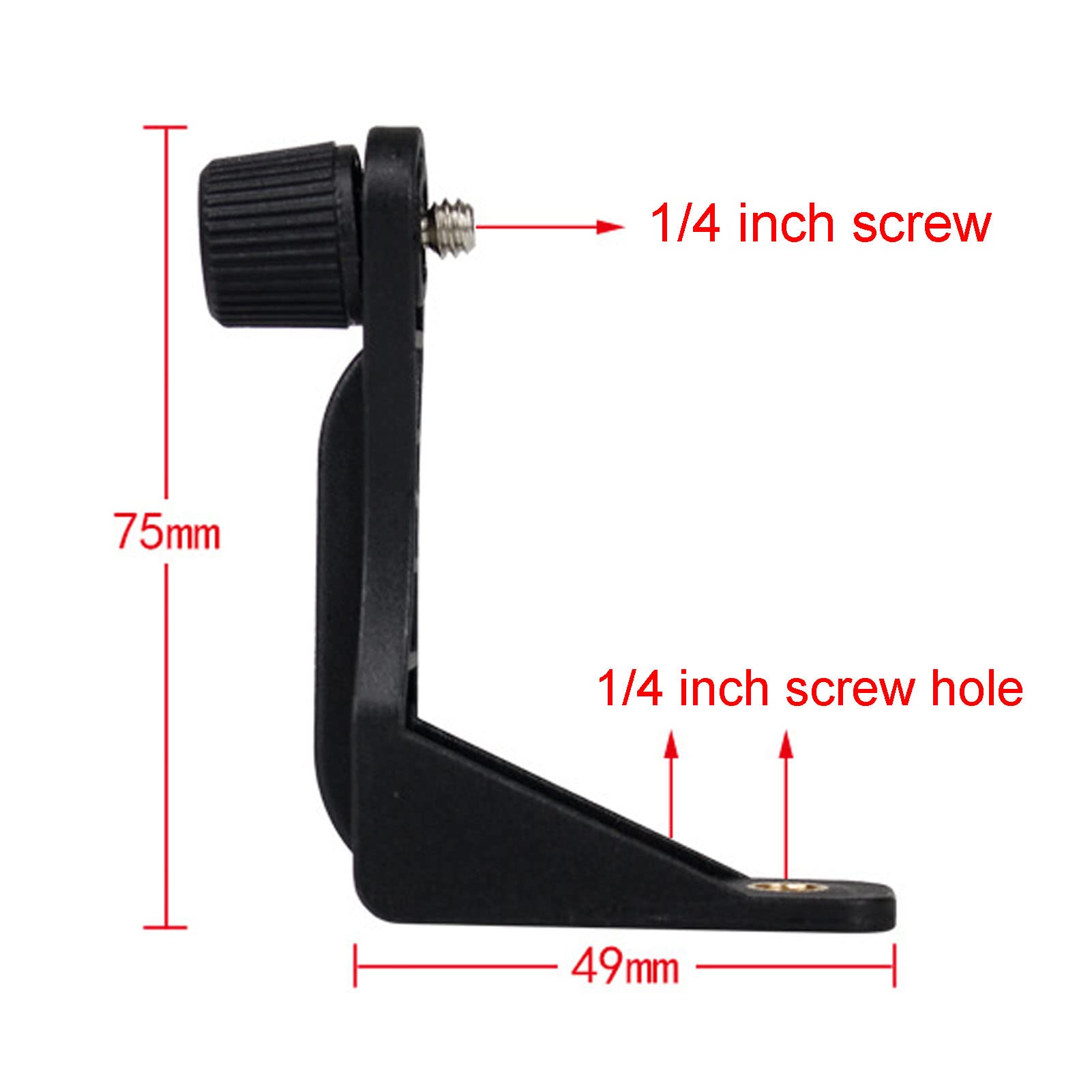 Vbestlife Binocular Bracket, L Shaped Stable Binocular Tripod Adapter Mount For Bird Watching, Star, Moon Observation
