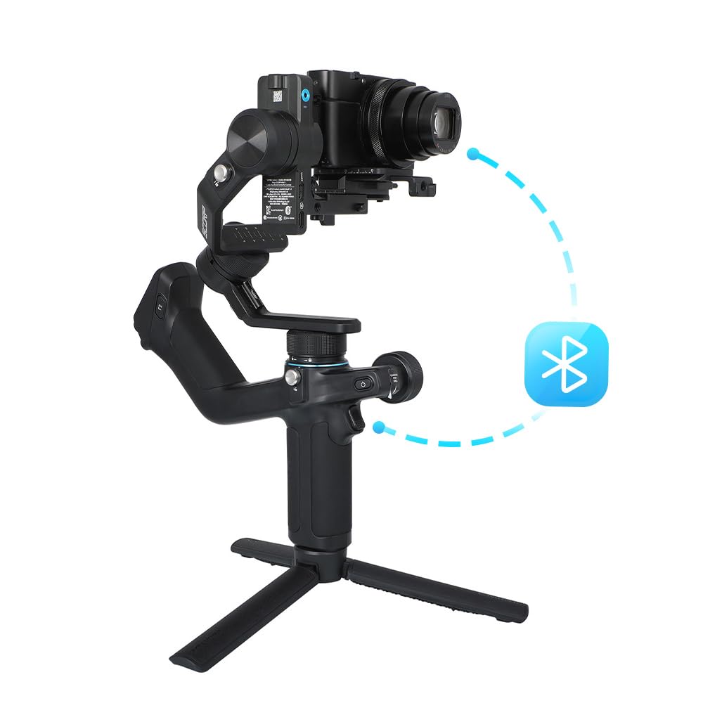 Feiyutech Feiyu Scorp-Mini-2 Handheld Gimbal 3-Axis Stabilizer W/Ai Tracking For Mirrorless And Pocket Camera Like Sony, Canon, Nikon, Panasonic, For Action Camera Like Gopro And Smartphone,1.2Kg Payload