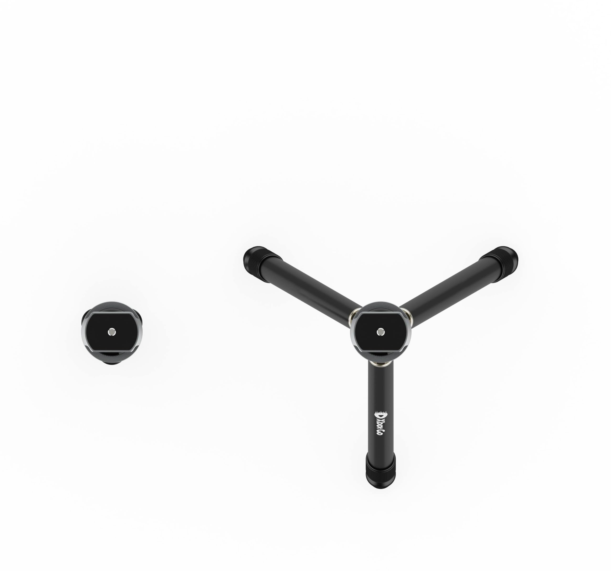 Xbotgo Update T1 Tripod, 3.77Ft Height, 6.6Lb Load Capacity, Lightweight Aluminum, Compatible With Chameleon Sports Gimbal, Extra Quick-Release Mount, Easy Setup, Portable