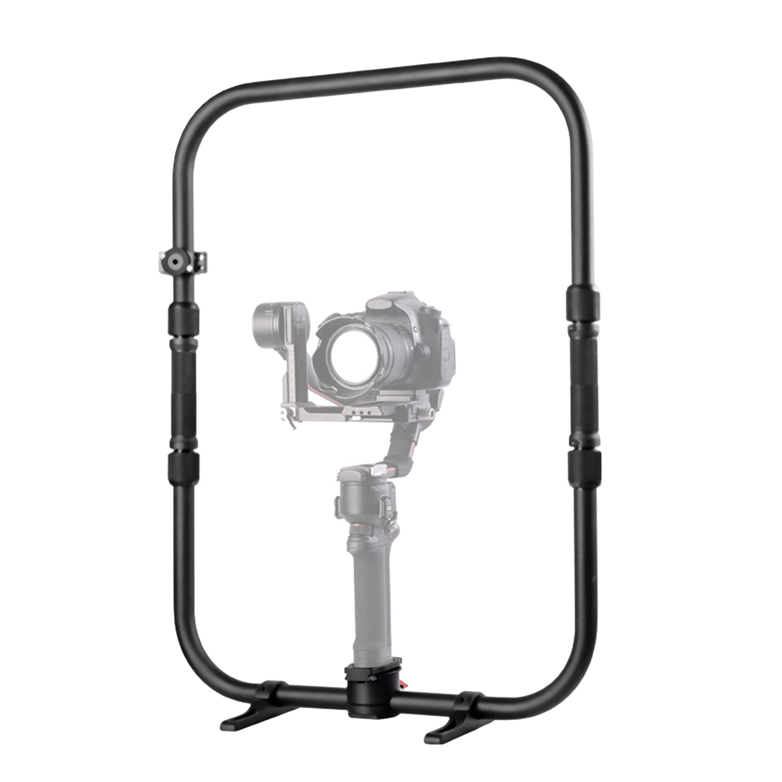 Bortt Dual Handle Gimbal Grip Magic Ring X Professional Dual Handle Grip Ring Handheld Stabilizer Photography Accessory Load Bearing 20Kg Replacement For S/Sc/ Rs2/ Rsc2/ Moza Air 2, Black