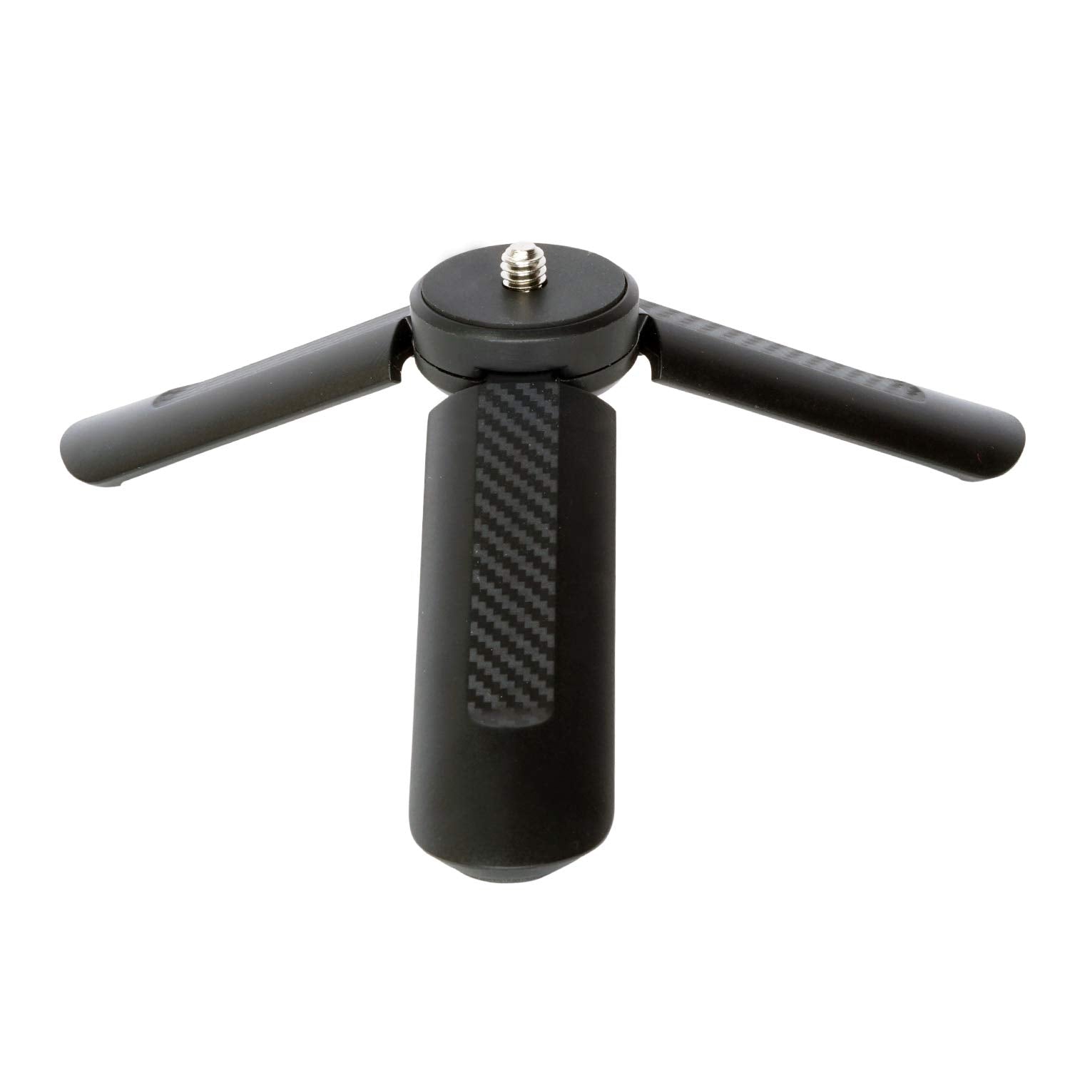Movo Tr-1 Compact Mini Tabletop Tripod/Hand Grip With 1/4" Screw And Folding Feet. Compatible With Gopro, Dslr, Camera, Osmo, Pocket Projector, Zoom - Perfect For Photography, Vlogging And Youtube