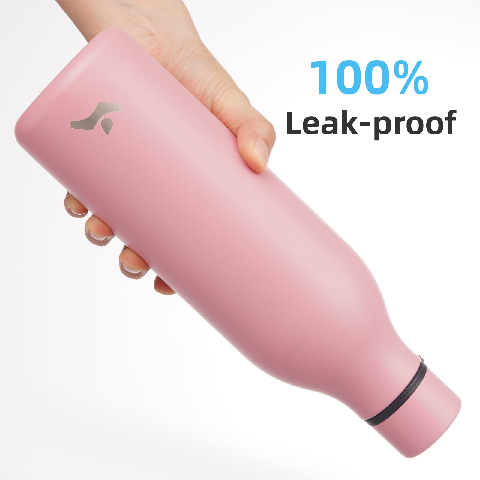 Insulated Water Bottle With Strap,25 Oz Double Wall Stainless Steel Vacuum Bottles Meta