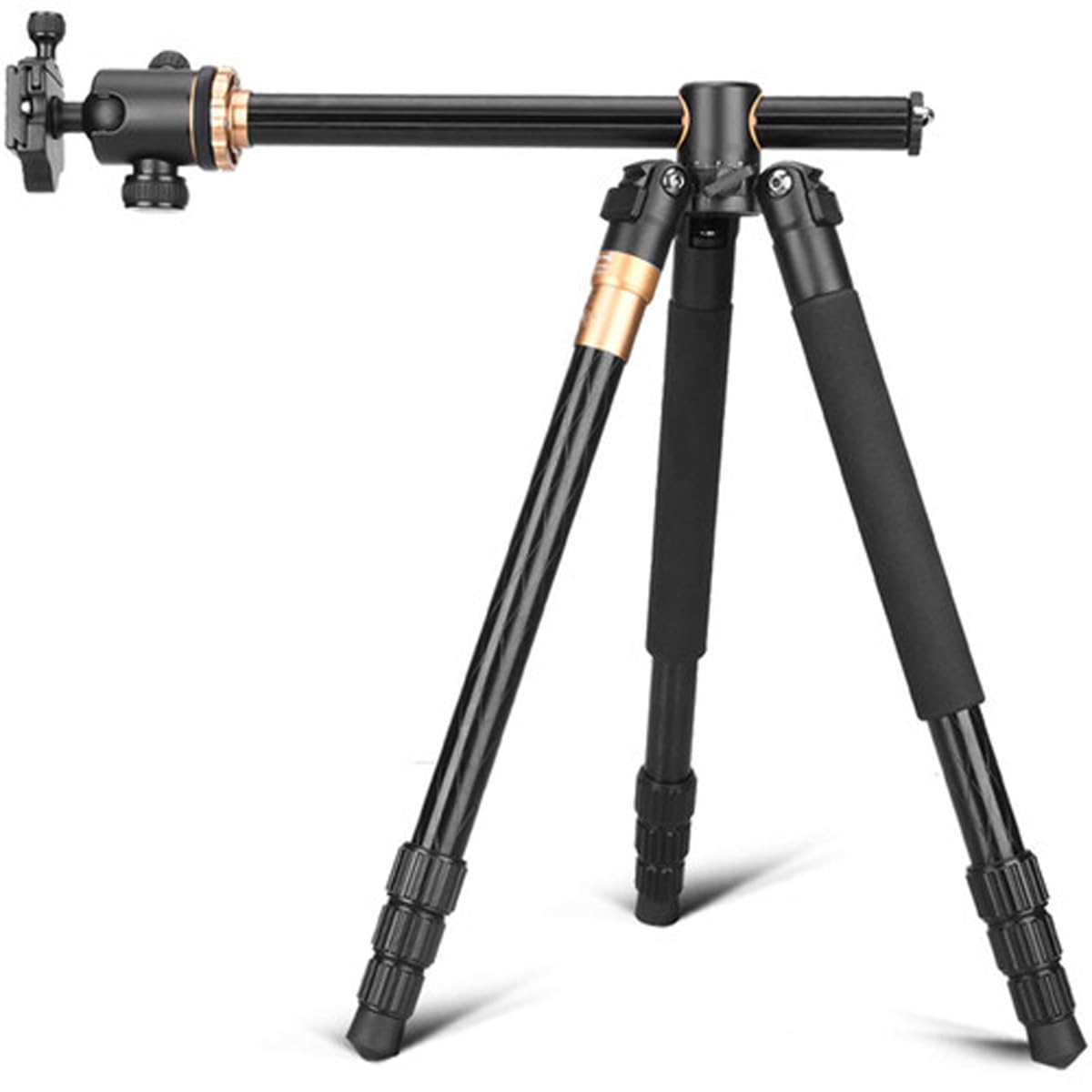 Cametv Came-Tv Ctv-999H 4-Section Aluminum Tripod With Arca-Type Ball Head And Horizontal Arm