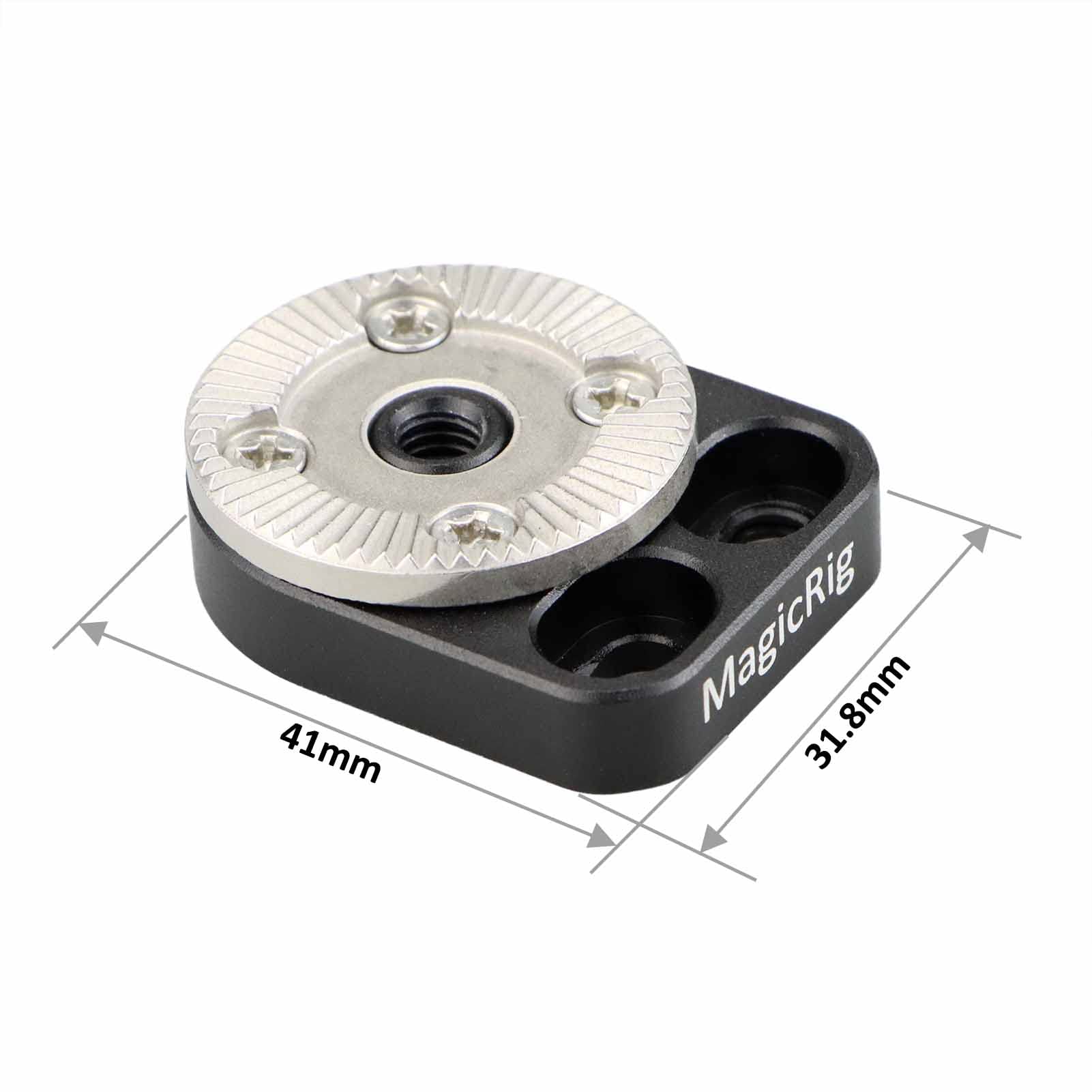 Magicrig Rosette Adapter With M6 Thread Rosette Mount Applicable For Arri Standard, For Camera Cage, Rosette Handle, Wooden Side Handle