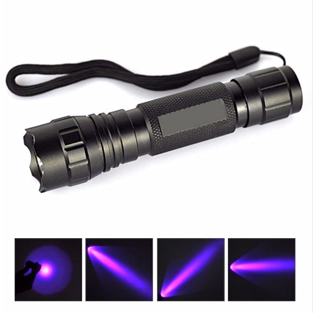 Junchi Uv Flashlight Rechargeable Waterproof Mini 10W Portable 365Nm Flashlights Handheld Night Uv Flash Light For Night Fishing Dog Urine Pet Stains Resin Curing