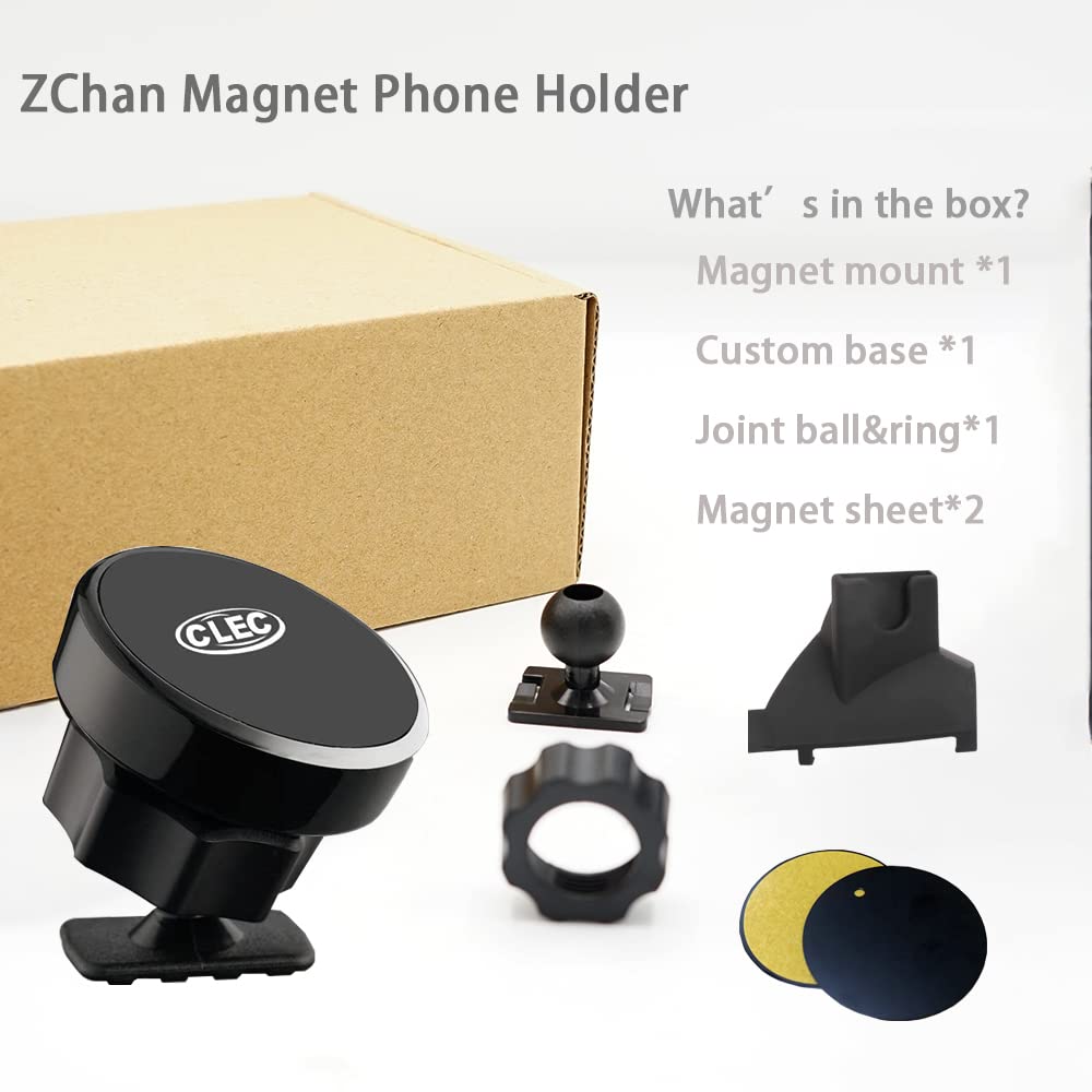 Zchan Car Phone Holder Fit For Honda Civic,Air Vent Phone Mount Fit For Civic 2016-,Custom Fit Magnetic Phone Holder Compatible For All Phones