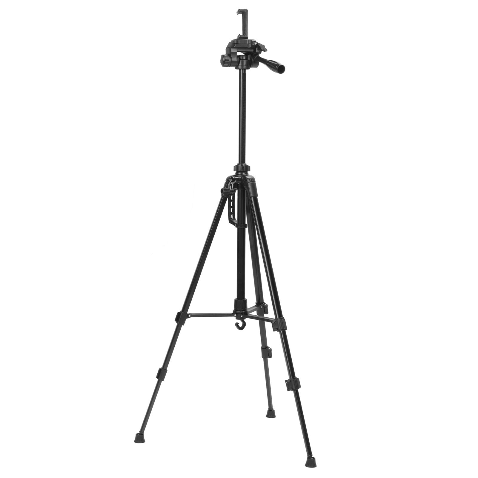 Ylwxzenith 55In Portable Aluminum Tripod Stand With 1/4 Screw For Phone Projector Camera, Foldable, Stable, Height, Carry For Panoramic