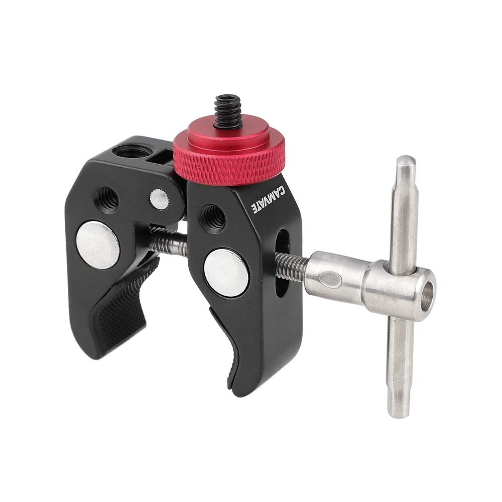 Camvate Triple Nato Rail Quick Release Bar + Universal L Bracket Handle + Super Clamp