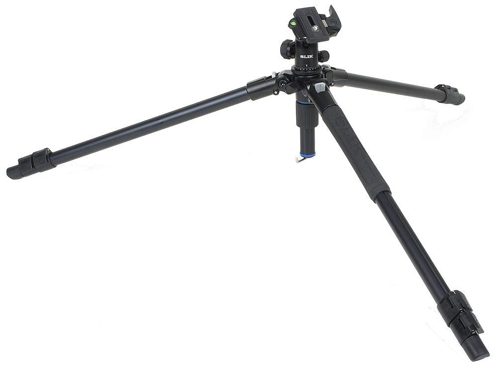 Slik Pro Al-323Bh4 W/Sbh-400 Ball Head For Mirrorless/Dslr Sony Nikon Canon Fuji Cameras And More - Black (613-359)