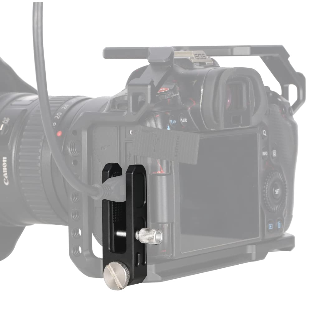 Niceyrig R5 / R5C / R6 / R6Ii Cage Kit With Ergonomic Top Handle, Hdmi Cable Clamp For Canon Eos R5 R5 C R6 R6 Ii Mirrorless Camera, Videomaking Rig Integrated With Quick Release Plate For Arca-Style