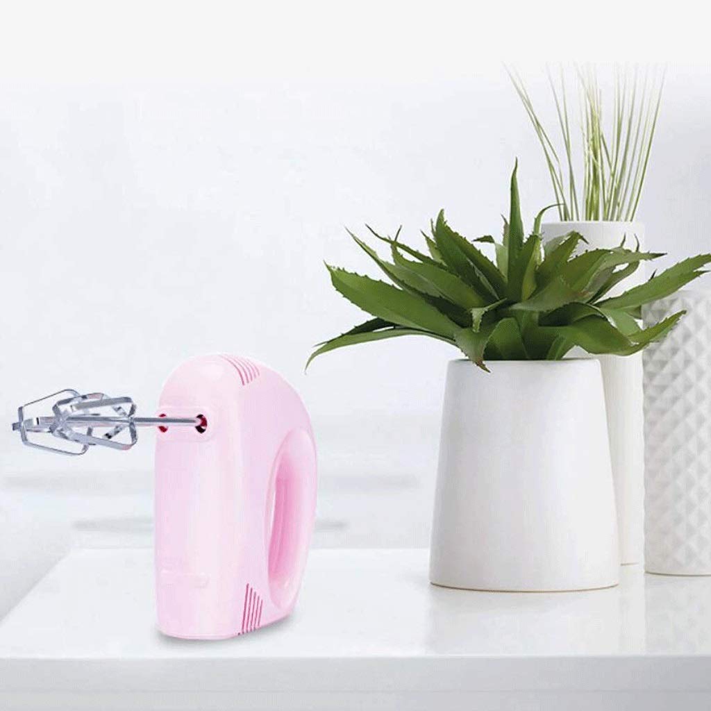 Efkerggjgtgtgjhpwelp Egg Beater Fashion Design 120W Pink Blender 5-Speed Adjustable Household Blender