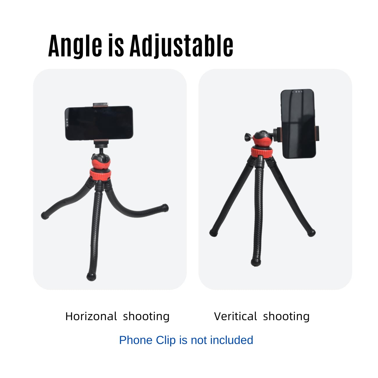 Fotoleey Camera Flexible Tripod For Dji Pocket 3, Phone Tripod Mount, Adjustable Magic Arm & Universal Ball Head, Compatible With Insta360 X4, Go Pro Hero 13, Includes Bonus Adapters