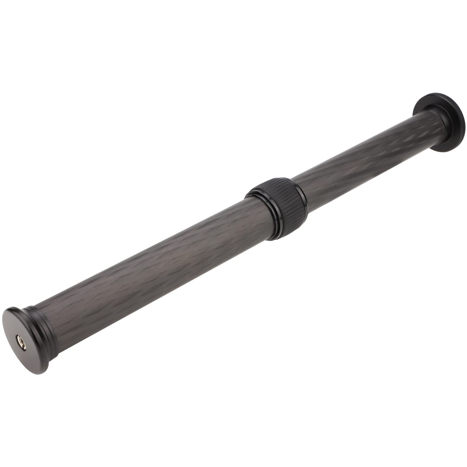 Leftfoto Carbon Fiber Tripod Extender, Two-Section Tripod Extension Pole, Gimbal Stabilizer Photography Telescopic Extension Rod, 1/4''-20 And 3/8''-16 Connector, Black