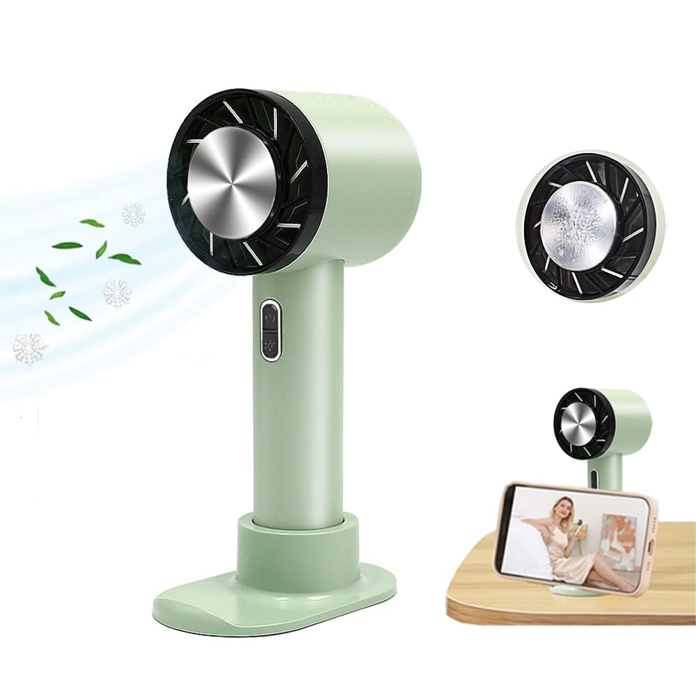 Hitnext Portable Handheld Fan, Mini Cold Compress Fan Small Personal Fan For Travel Usb Rechargeable - Koospark