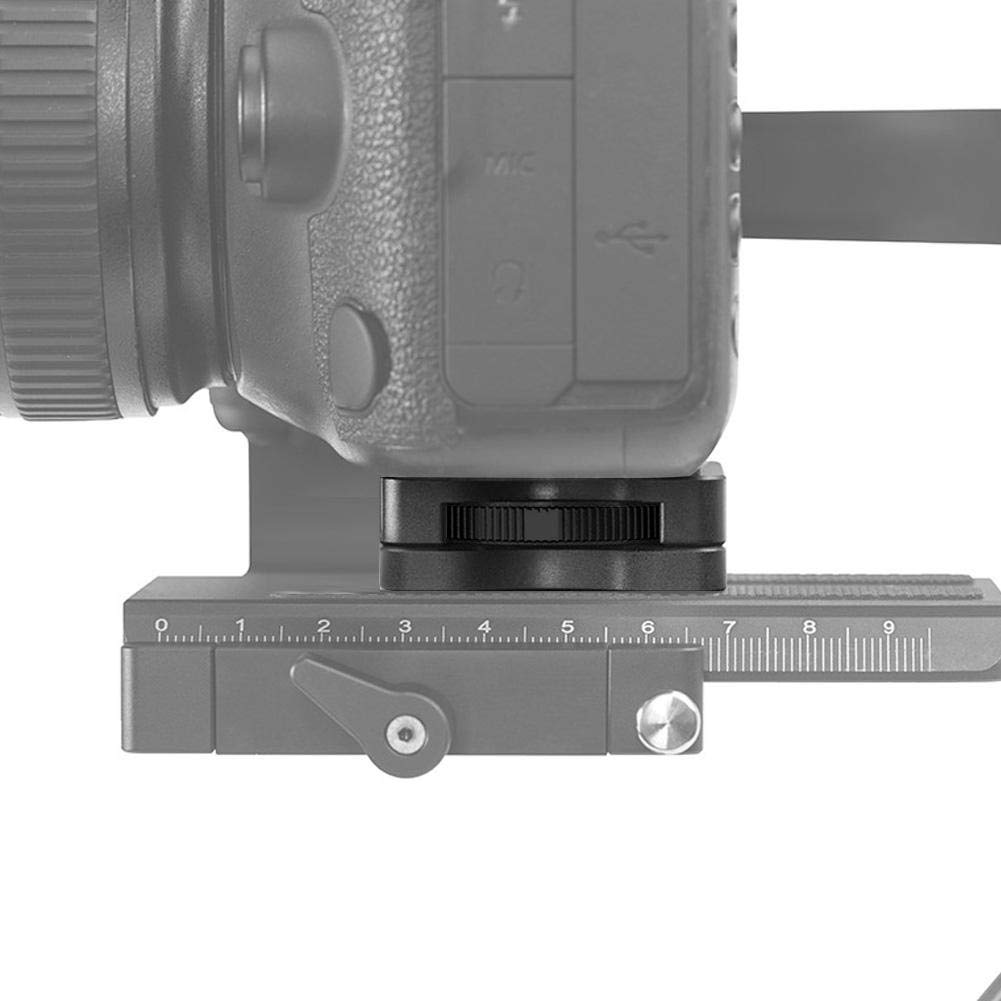 Archuu Camera Quick Release Plate Height Riser Adaptor Block,Aluminium Alloy 1/4 Mount Dslr Stabilizers Extension Shooting Board Increased Pad,For Zhiyun Crane, Ronin-S