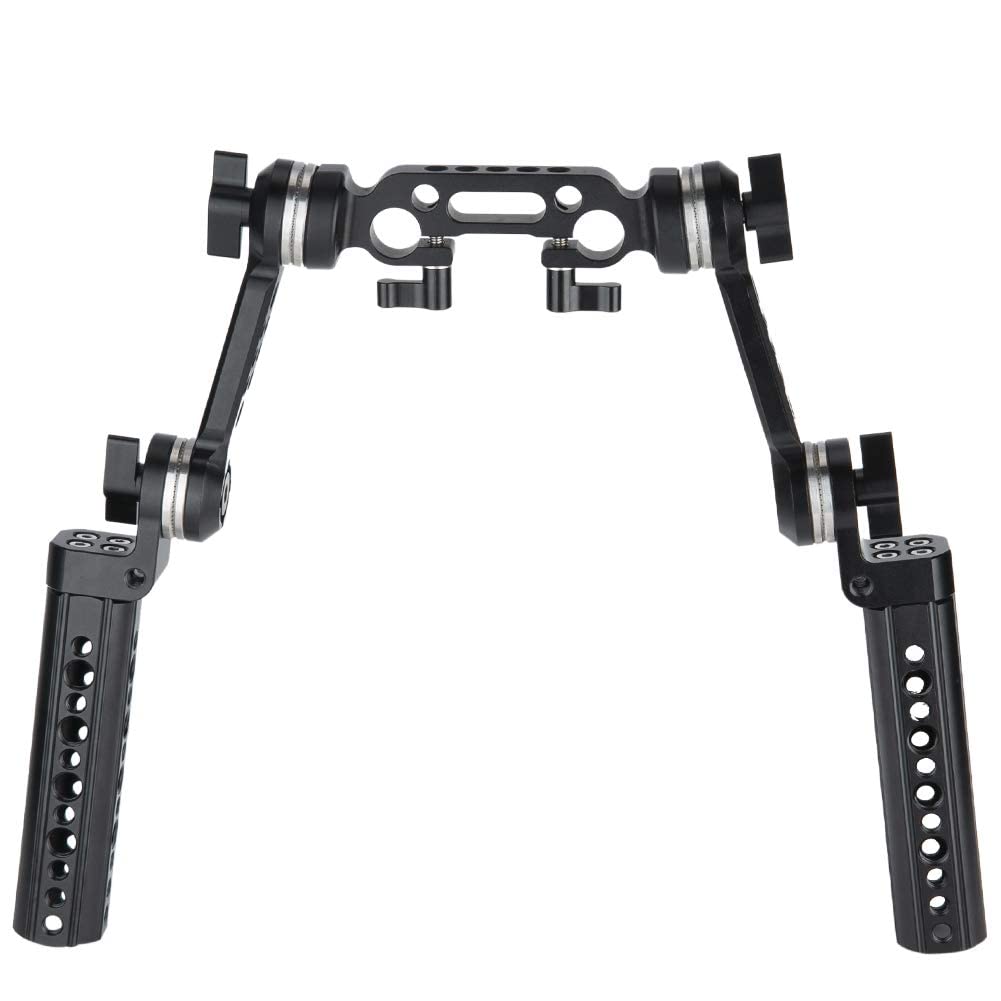 Niceyrig Rosette Handle Kit With Extension Arm M6 Threaded Applicable For 15Mm Dslr Shoulder Pad Rig System - 271
