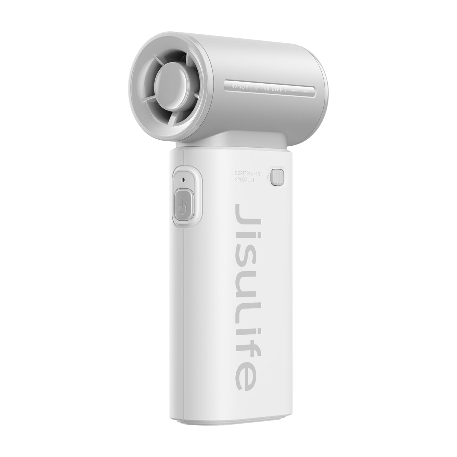Jisulife Portable Handheld Fan Life9, Turbo Power High Speed Air [18H Max Cooling Time] - Koospark