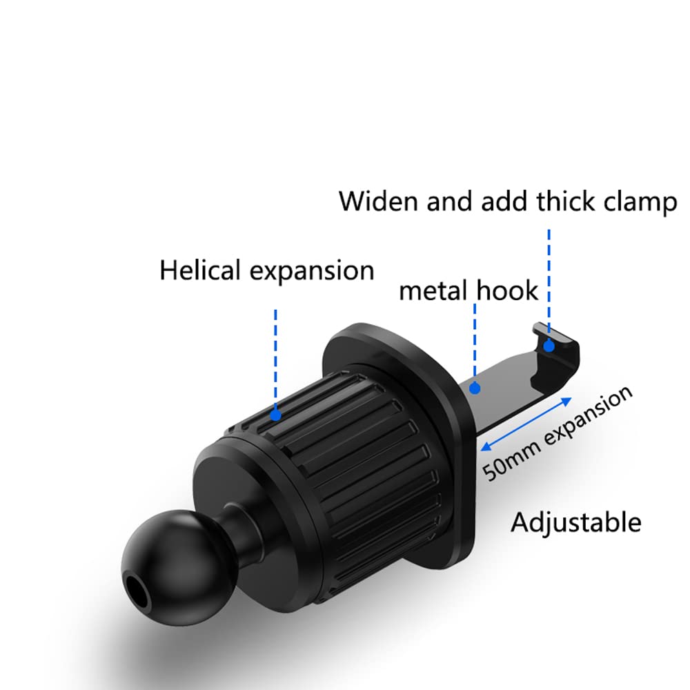 Hokc-N Car Vent Mobile Phone Holder, Black, Suitable For Iphone, Huawei, Samsung, Xiaomi