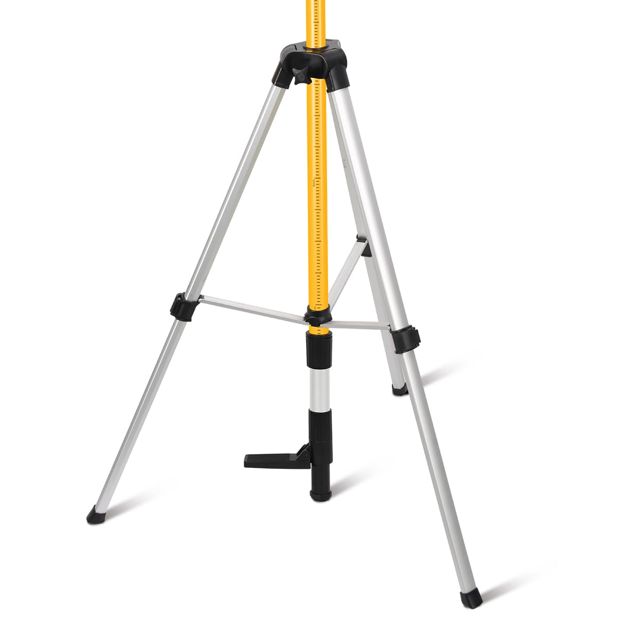 Fancyall Tripod With Built-In Bubble, Stable Tripod Base With Heavy-Duty Plastic Fittings And Ribbed Rubber Feet