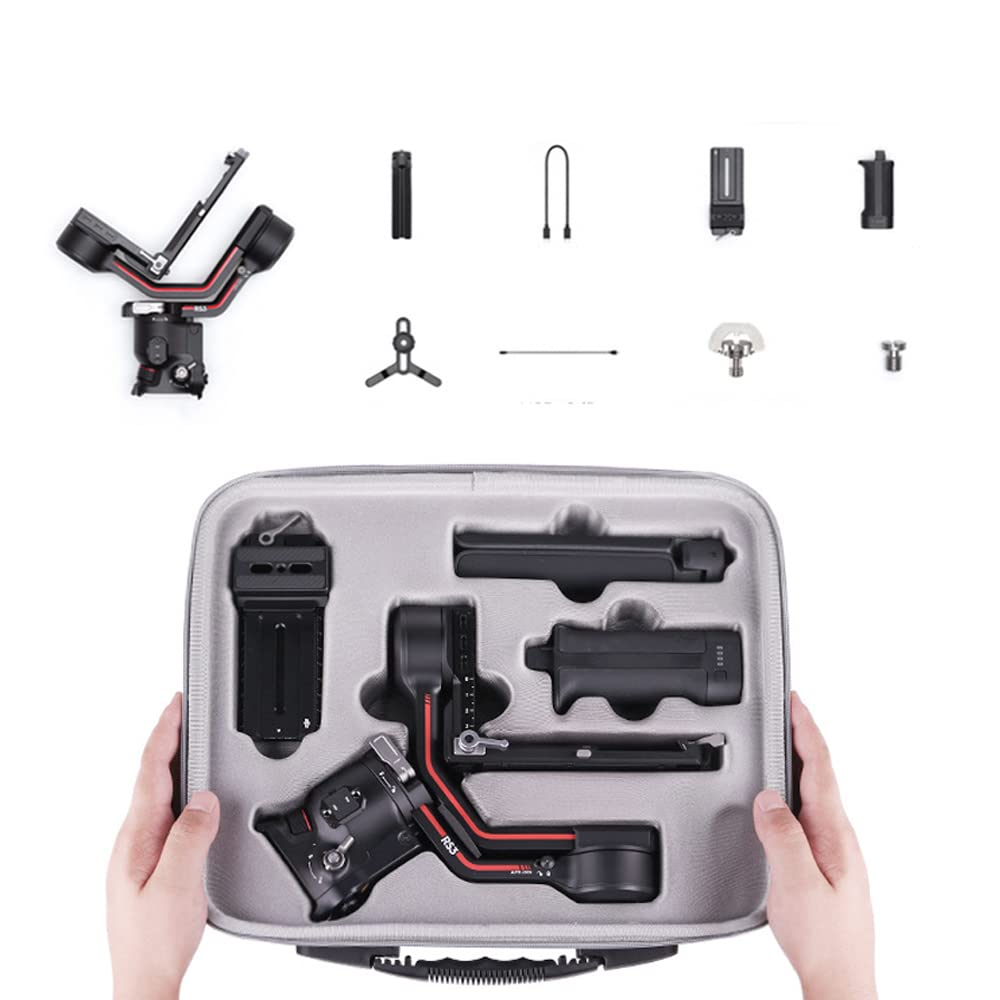 Zlit Carrying Case For Dji Rs3 Gimbal Stabilizer,Shockproof Protective Waterproof Rs3 Gimbal Stabilizer Portable Case Bag