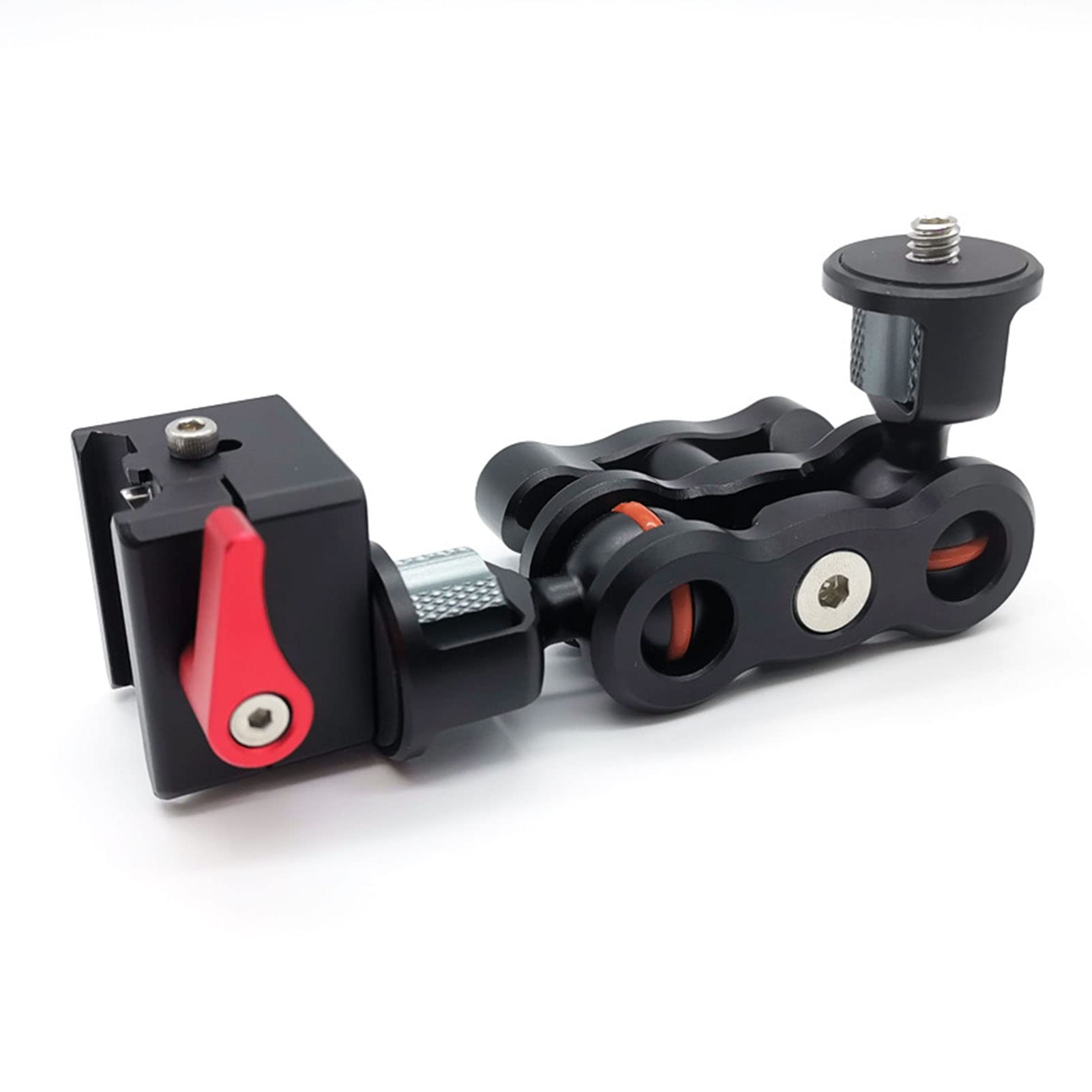 Agatige Clamp Accessory Mount, Clamp Mount Stabilizer Chute Expansion Mount 1/4 Inch 3/8 Inch Cold Shoe Monitor Expansion For Ronin Rs3 Rs3 Pro Rs2 Rsc2