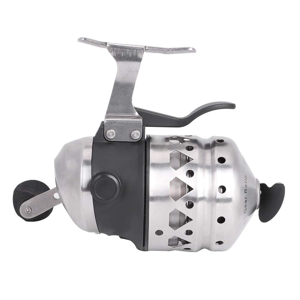 Mrisata Fishing Reel, Archery Spincast Fishing Reel, Shooting Fishing Lure Reel Fishing Reel Hand Brake Winding Displacement Fish Line Wheel Accessory, Archery Shooting Lure Fishing Reel,Sp35