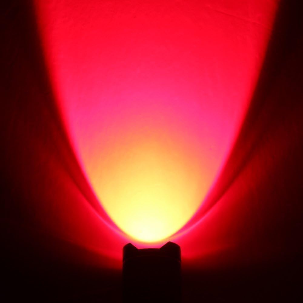 Raysoar 4 Pack Red Light Flashlight, 3 Modes Red Lde Flashlight Red Flashlight For Astronomy, Night Observation And Outdoor Activities
