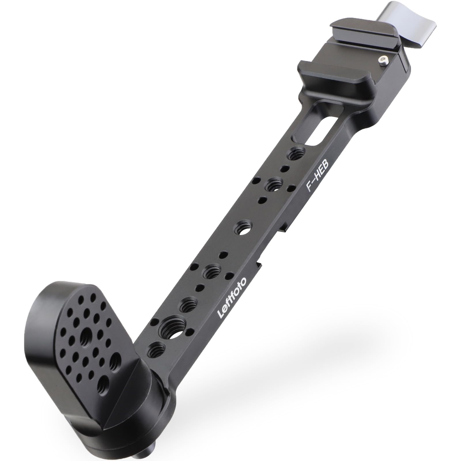 Leftfoto Gimbal Handgrip Mount Extension Bracket,Adjustable Extension Plate Compatible For Dji Ronin Dji Rs2/Rsc2/Rs3/Rs3Pro/Rs3 Mini Gimbal Stabilizer With Nato Clamp And Cold Shoe Mount