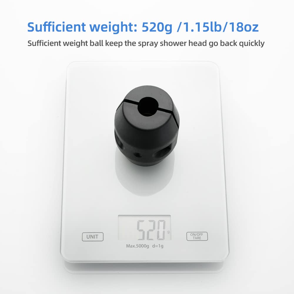 Xuchuan 18.34Oz(520G/1.15Lb) Universal Kitchen Pull Down Faucet Hose Weight Ball, Sink Basin Pull Out Sprayer Heavy Gravity Replacement Parts