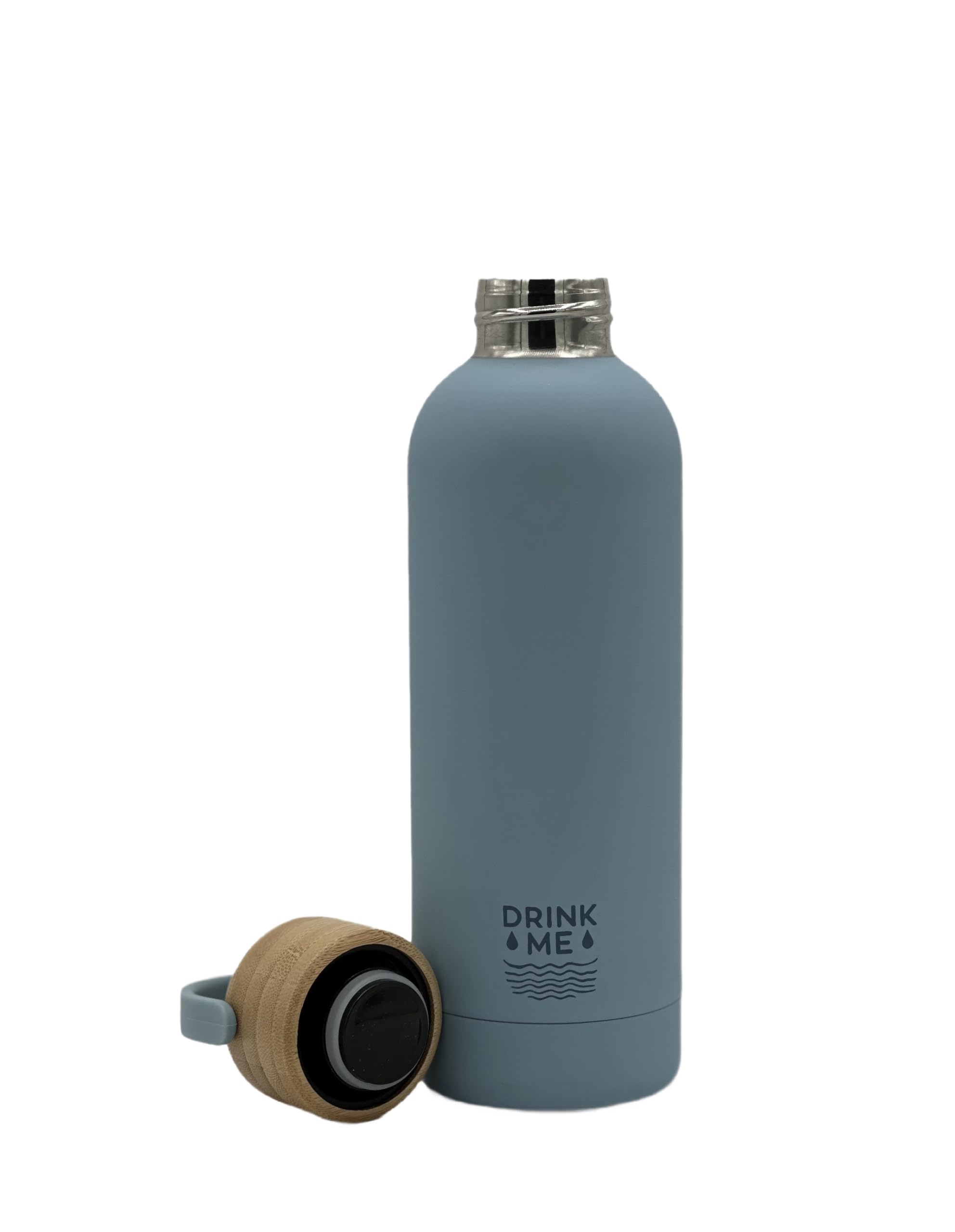 Insulated Water Bottle - 500Ml - Double Wall Stainless Steel, Leak Proof Lid, Carry Loop, Keep Cold