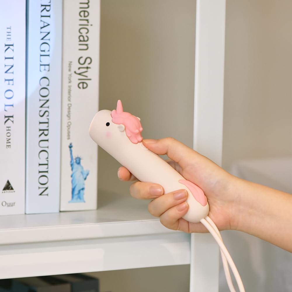 Yzyoe  Rechargeable Small Horse Led Flashlight, Cute Animal Shaped Silicone Flashlight, Comfortable Touch Lasting Press To Adjust Brightness Portable Outdoor Lighting Creative Light.