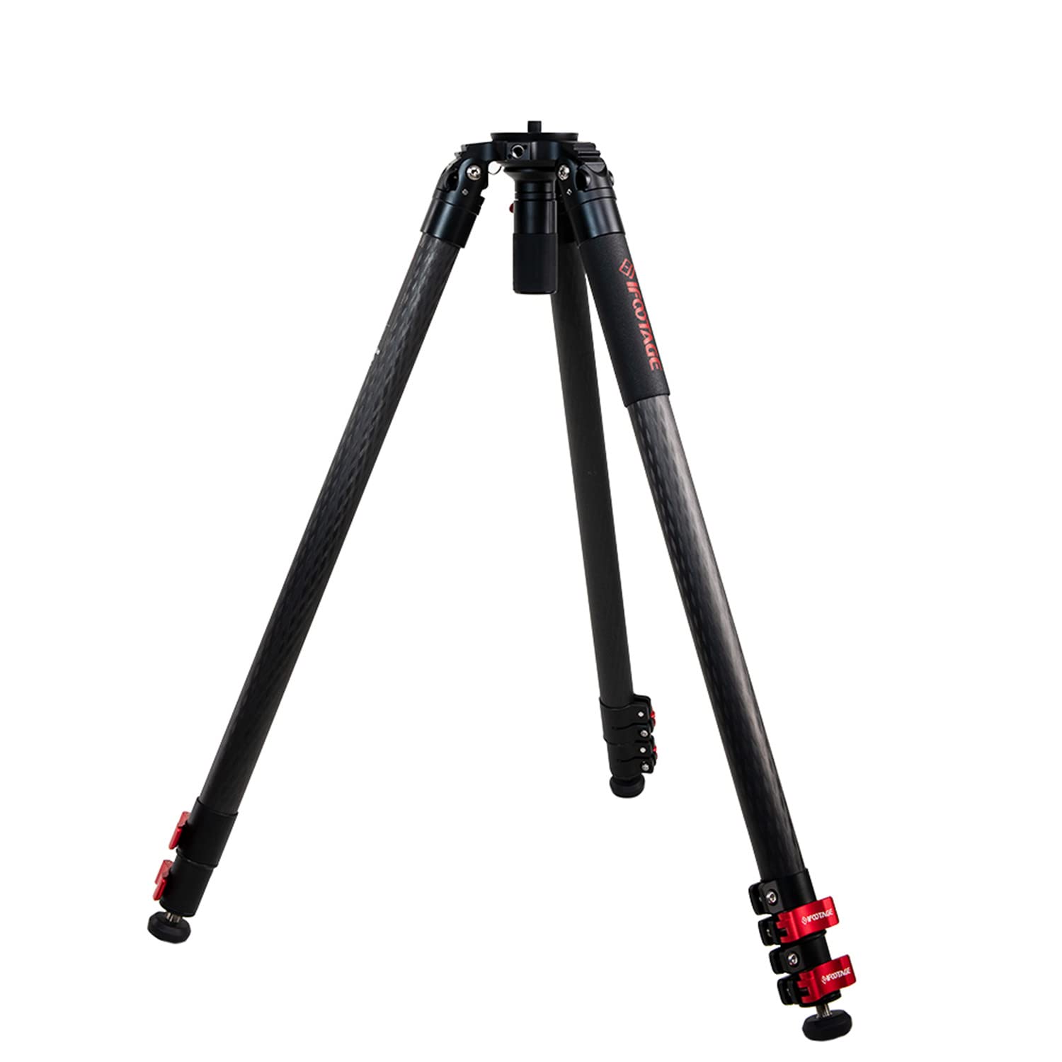Ifootage Gazelle Tc9 Carbon Camera Tripod, 65" Professional Video Tripod 3 Sections With Quick Release Handle,Compatible With Dslr Camcorder