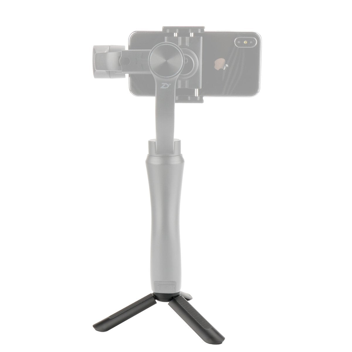 Ulanzi Mini Tripod Stand For Selfie Stick Monopod Stabilizer, Portable Folding Desktop Stand For For Zhiyun Smooth Q/Smooth 4/ Feiyu/Dji Osmo Mobile 2 Gimbal