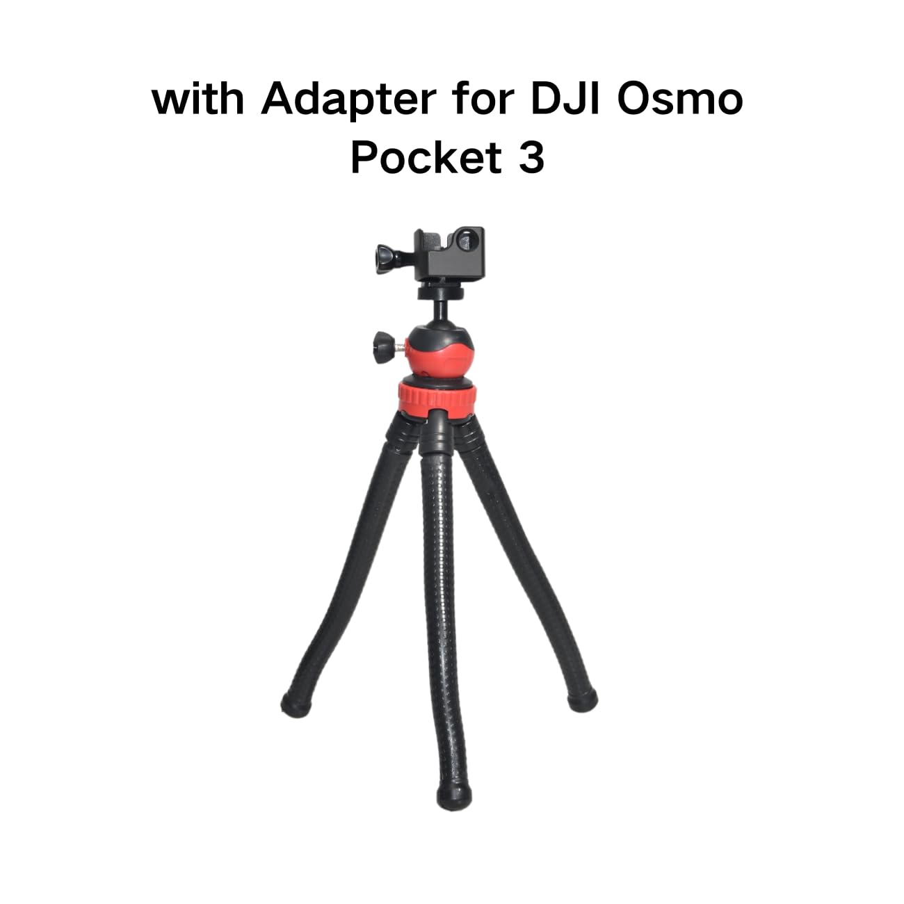 Fotoleey Camera Flexible Tripod For Dji Pocket 3, Phone Tripod Mount, Adjustable Magic Arm & Universal Ball Head, Compatible With Insta360 X4, Go Pro Hero 13, Includes Bonus Adapters