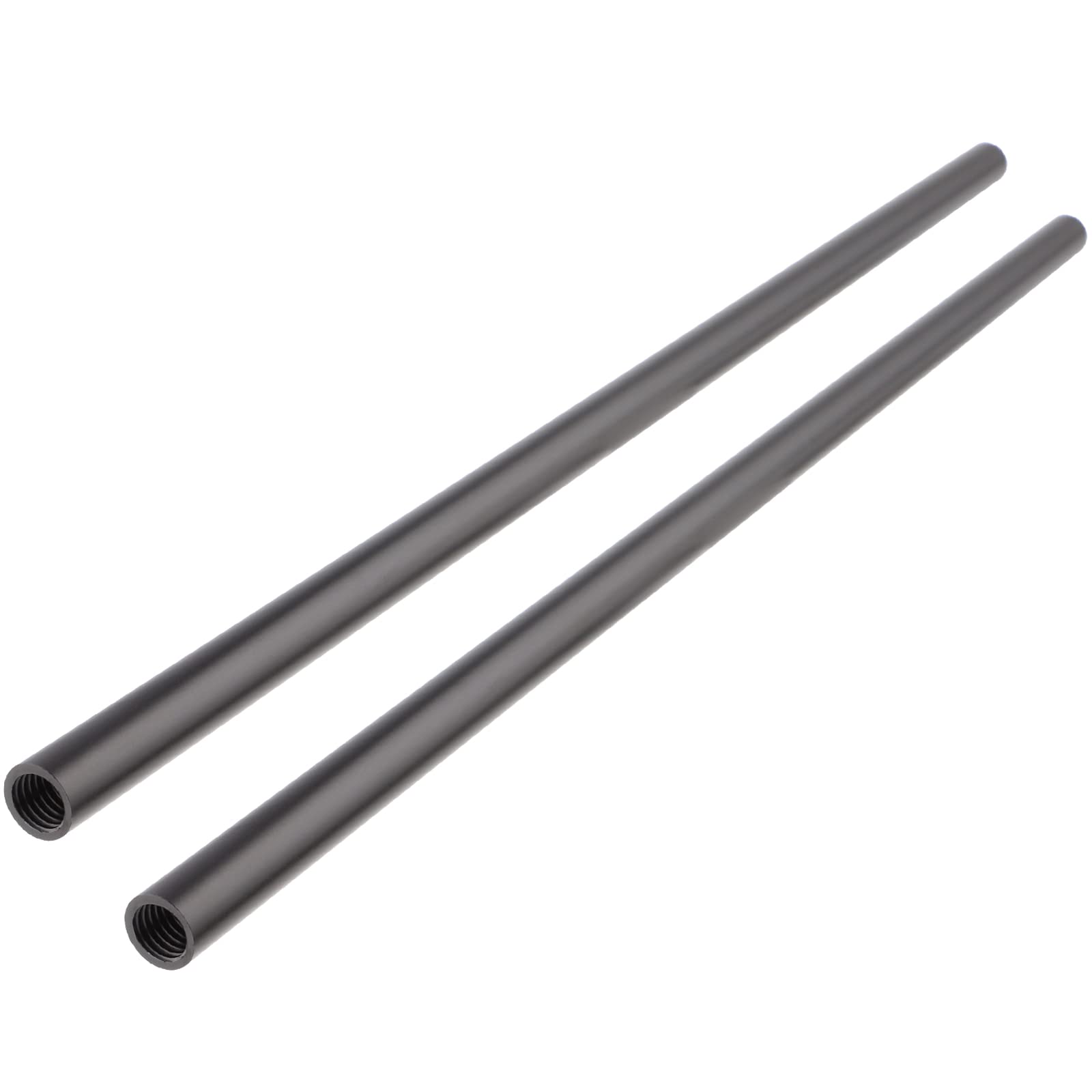 Leftfoto 12 Inch (300Mm) Long Aluminum Alloy 15Mm Rods For Follow Focus, Rail Support System (2Pcs)