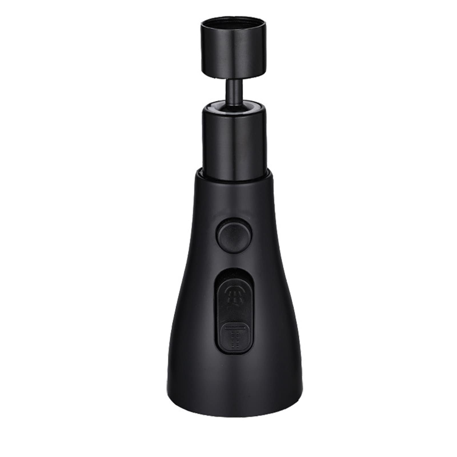 Hgjst 360-Degree Swivel Kitchen Sink Faucet Sprayer Head， Kitchen Faucet Head Replacement,Kitchen Tap Purified Water Head (Black)